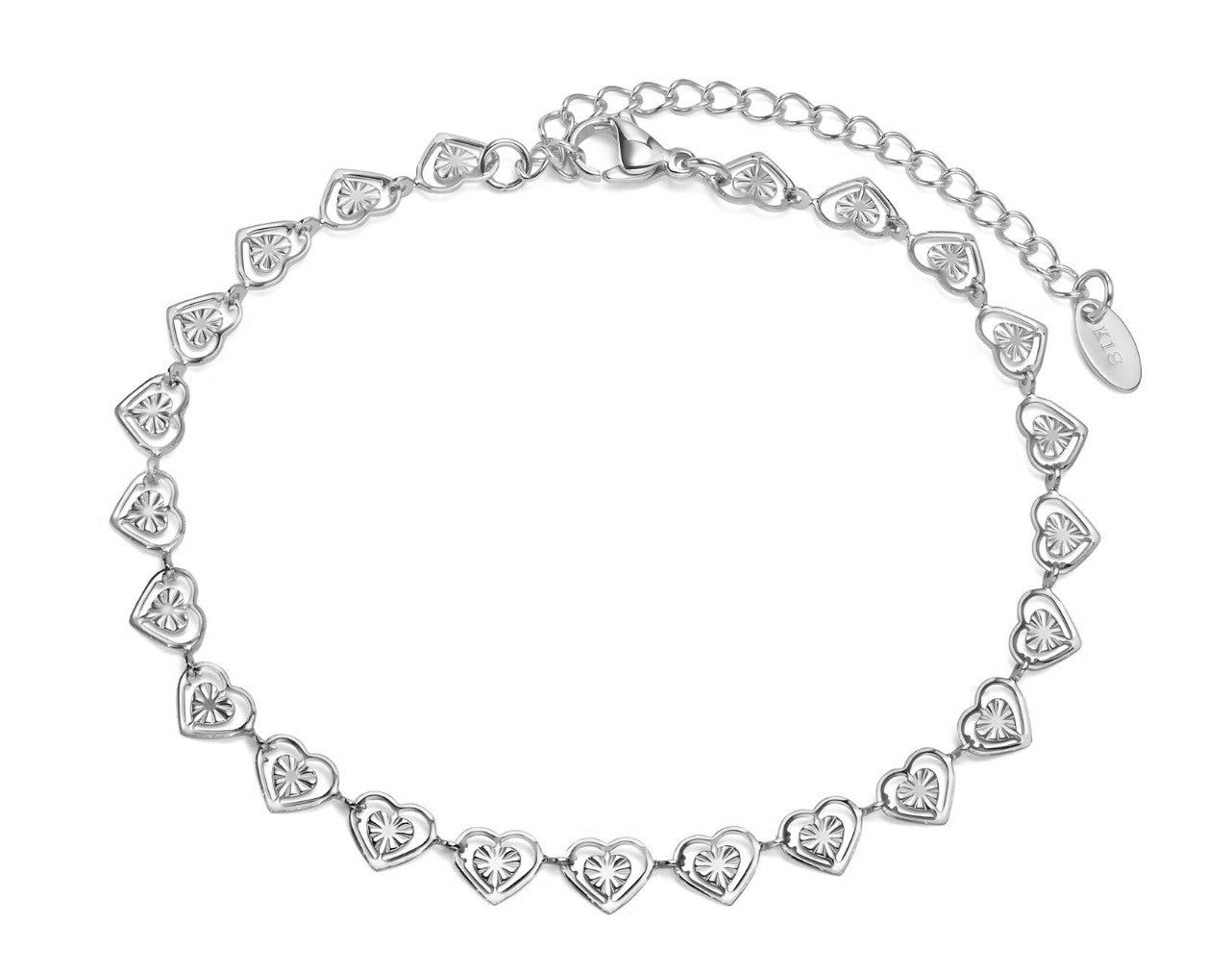 Heart Bracelet Silver