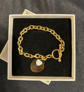 Gold Double Heart