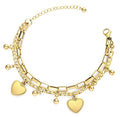 Heart Charm Bracelet