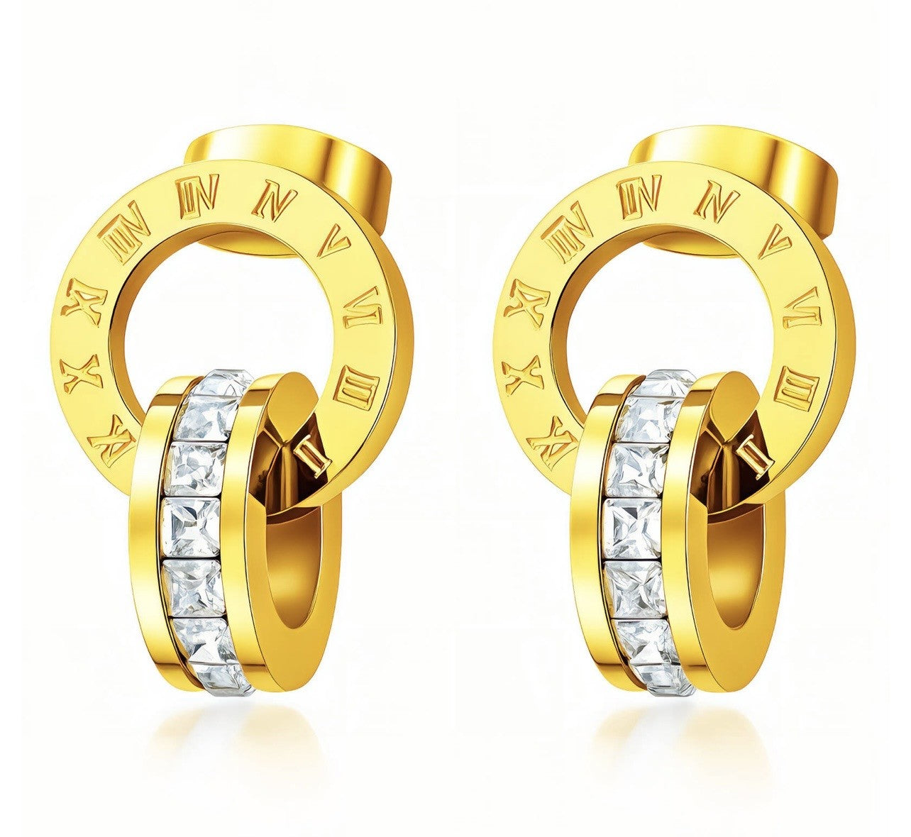 Roman Numerals Earrings