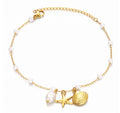 Starfish and Shell Anklet