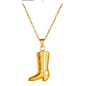 Cowgirl Boot Necklace