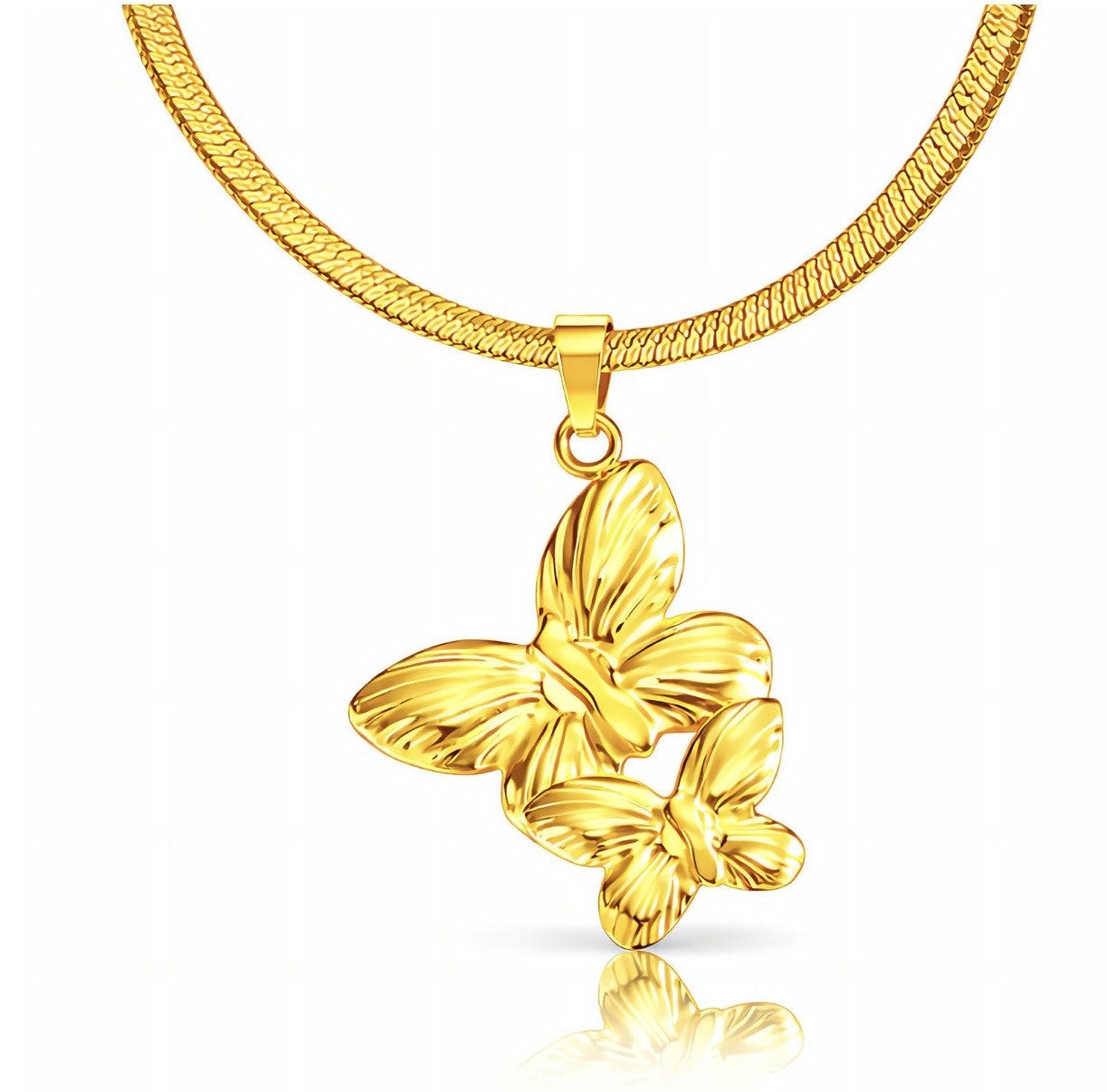 Butterfly Gold Necklace