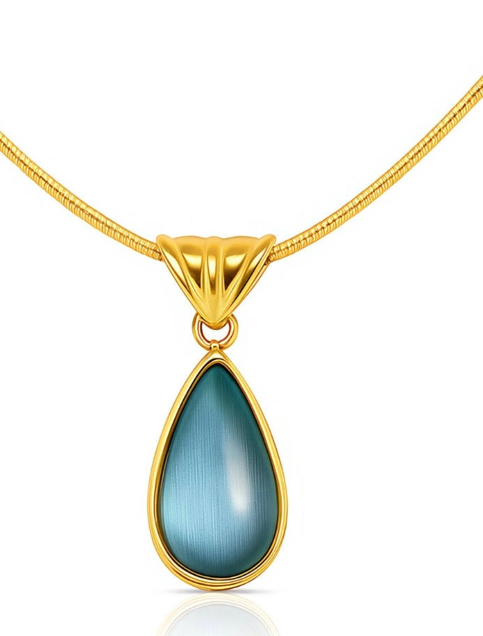 Blue Stone Necklace