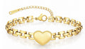 Gold Plated Heart Bracelet