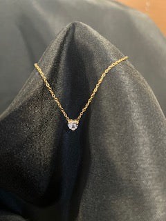 Heart Cubic Zirconia Necklace