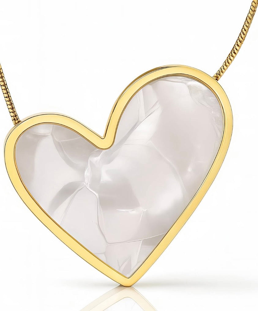 Heart of Pearl Necklace